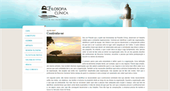 Desktop Screenshot of filosofiaclinicasc.com.br